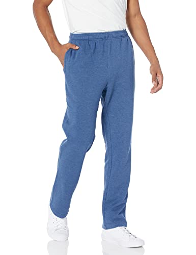 Image of Amazon Essentials Men's Relaxed Straight Leg Fleece Open Bottom Sweatpant (Available in Big & Tall)