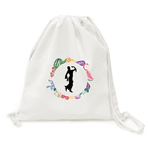 Sac en tissu pliable à sangle pour transporter vos fruits légumes et tenues de danse