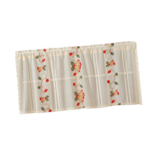 FytStycale Mantel navideño Xams, decoración de Mesa con Campana pequeña, Cubierta de Mesa Rectangular para Navidad