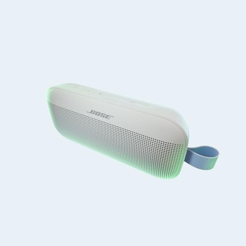 Image of Bose SoundLink Flex Bluetooth Speaker (2nd Gen) - Portable Outdoor Speaker with Hi-Fi Audio, Waterproof and Dustproof, USB-C, Up to 12 Hours Battery Life, Fog Grey - Limited Edition Color