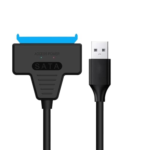 Cable Adaptador SATA 22 Pines a USB 3.0 para Disco Externo