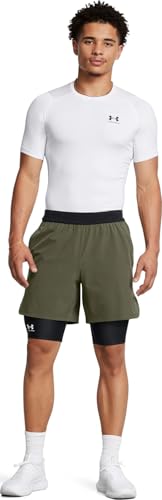 Image of Under Armour Men's Polyester Blend HeatGear Armour Long Shorts