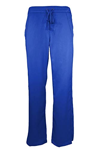 Natual Uniforms Women's Ultra Soft Modern Fit Drawstring Scrub Pant (True Royal Blue, XXX-Large)