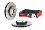 Brembo 09.A621.31 UV Coated vented drilled Front Brake Rotor MERCEDES-BENZ/MERCEDES-BENZ (BBDC) OE# A0004211112