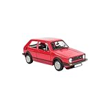 Voiture vintage au 1/24 pour Golf 1979 MKI. Modèle réduit de voiture en alliage moulé sous pression de haute précision.