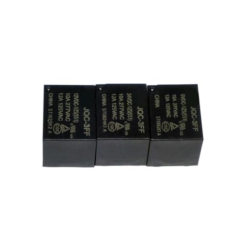 Relais HF3FF-JQC-3FF-5VDC-1ZS inverseur miniature pour circuit imprimé 5 pièces