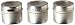 Kamenstein Magnetic Multi-Purpose Spice Storage Tins, Set of 3