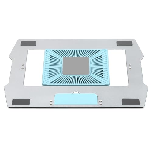 Base metálica para disipador de laptop ajustable miniatura 1