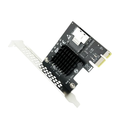 Tarjeta PCIe 1x a Mini SAS SFF-8087 adaptador mini PCI Express X1 2.0 para minería 2