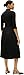Tommy Hilfiger Damen Kleid Slim Rib Mix Midi-Länge, Schwarz (Black), S