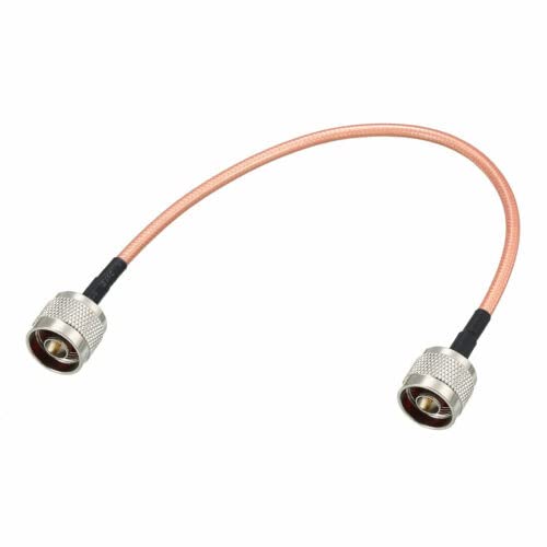 Low Loss RF Coaxial Cable Connection Coax Wire RG-142 N Male to N Male 30cm