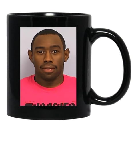 Tyler Mugshot Black Coffee Mug, Gift Coffee Mug