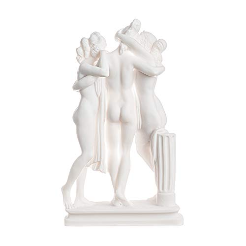 Estatua clásica de 9.84 in conyesas griegas 3 gracias miniatura 5