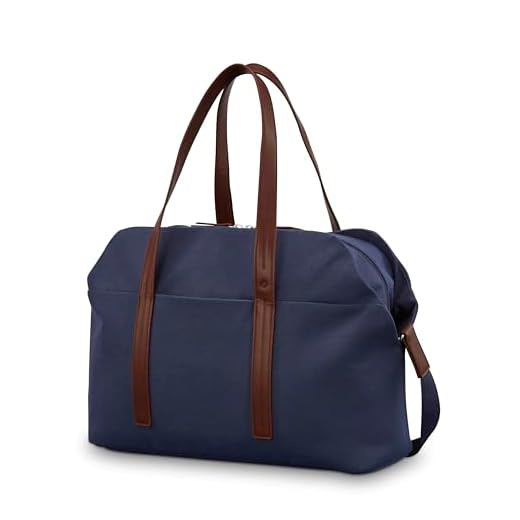 What luggage brand do flight crew use Samsonite Virtuosa Weekender Duffel Bag - Navy