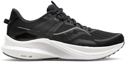 Saucony Men's Womens Running Shoe, Black/Fog, 6.5 | Image 1