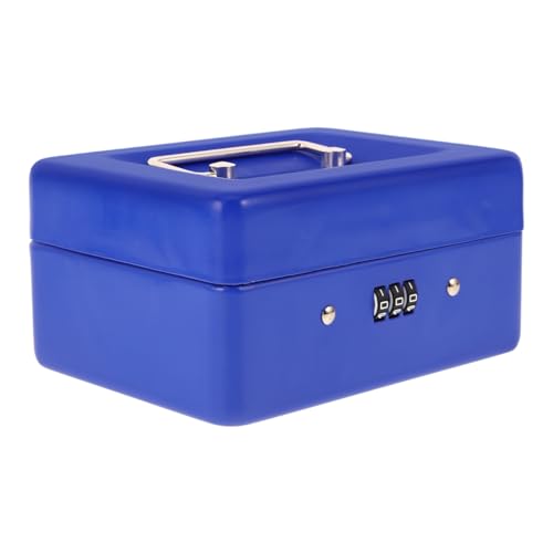 SEWACC Boîte à Métallique Verrouillable Petite avec Plateau Amovible Organisateur Portable Sécurisé pour Billets et Caisse à Verrou Robuste pour Domicile et Bureau