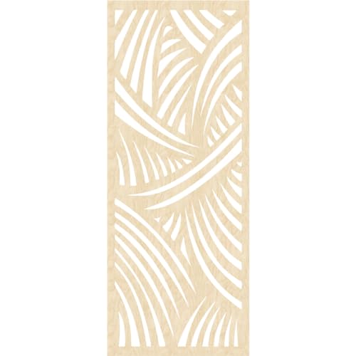 Image of Chester Decorative Pierced Fretwork Wood Wall Panels, 27 3 /8 inchW x 69 3 /8 inchH x 1 /4 inchT, Birch