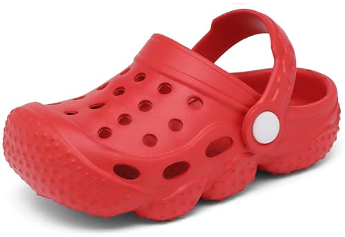 Image of ChayChax Kid's Garden Clogs Cute Slides Sandals Toddlers Beach Pool Shower Shoes with Non-Slip Sole