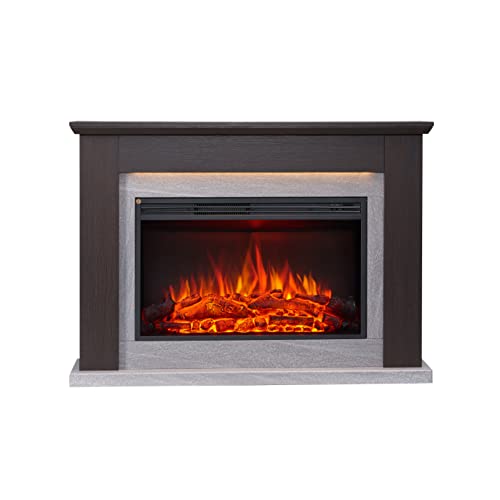 BALDERIA Elektrokamin Pandora | Elektrischer Standkamin, LED...