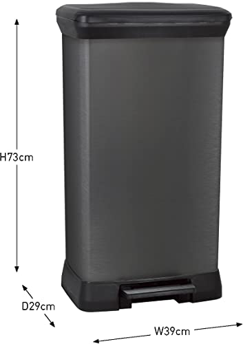 Curver Deco Bin METALLIC'S 50L