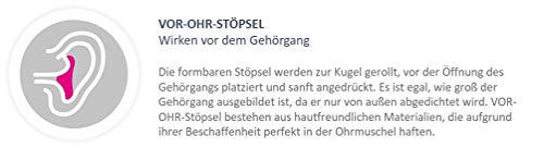 Ohropax Classic Oordopjes voor bescherming tegen lawaai, wasoordopjes om te ontspannen en te slapen en als bescherming… - Image 7