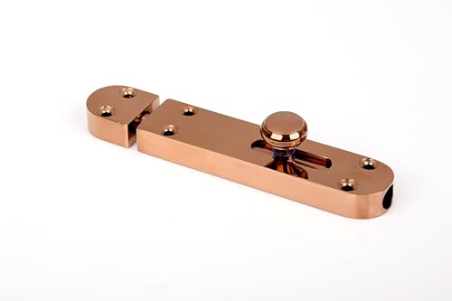 Image of 4 Pieces Baby Latch for Bathroom /PVD Rose Gold Latch Lock for Main Door /Door Lock Latch for Home /Bedroom /Office & Door Stopper (PVD Rose Gold, Pack of 4)
