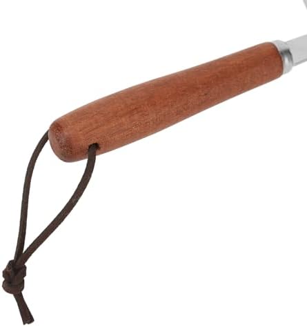 Miniatura 8 de Sonew Mini sartén de acero inoxidable, 6.3 in, antiadherente, con mango de madera maciza para cocina de inducción, sartén portátil para restaurante