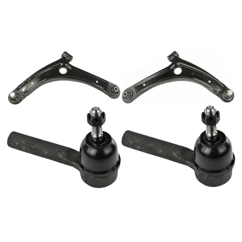 4X Front Lower Outer Automotive Replacement Control Arms Tie Rod