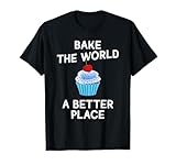 Photo Gallery baking positivity cupcake shirt per donne o ragazze maglietta Photo Gallery baking positivity cupcake shirt per donne o ragazze maglietta