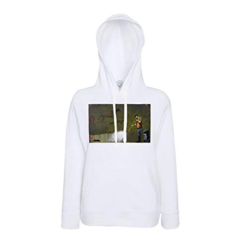 Sweat à capuche art de rue Banksy finition premium
