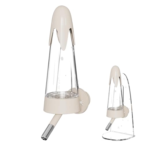Biberón para hámster – Dispensador de Agua de fijación para Jaula, 125 ml a Prueba de Fugas sin para Viajes al Aire Libre erizos falangers voladores y Animales en Miniatura