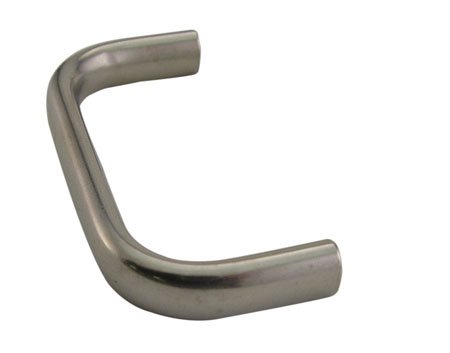 1 1/2 x 3 Lg. #10-32 x 5/16 dp. thd's., Dull Finish, Type 303 Stainless Steel Inch - Oval Pull Handle (1 Each)