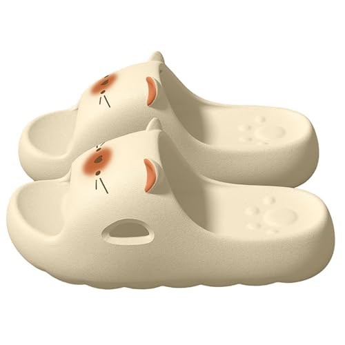 Sandalias Deportivas Mujer Elegantes, Sandalias Mujer Verano Comodas, Sandals Pantuflas con Diseño Gato Ideales Interiores y Exteriores con Sandalia Feminina Zapatillas Playa Sandals For Women
