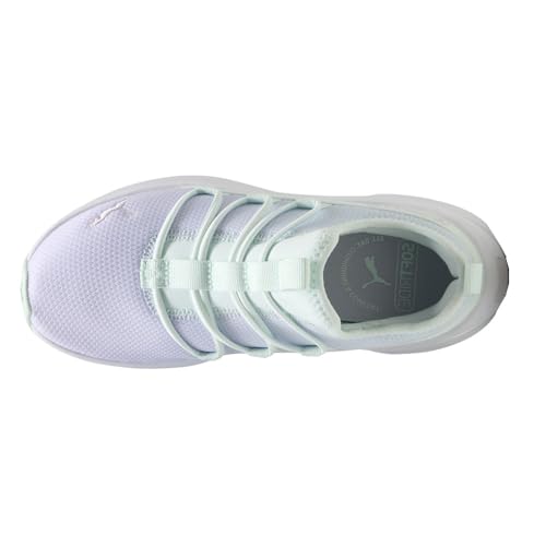 PUMA Kids Boys Softride One4all Slip On Sneakers Shoes Casual - Green, Grey4