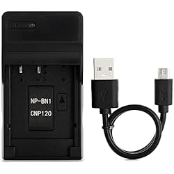 Cargador Universal Batería Cámara Fotos NP-BN1 USB Cargador para Sony Cyber-Shot DSC-T110, DSC-T99, DSC-TF1, DSC-TX30, DSC-TX20, DSC-TX200V, DSC-TX10, DSC-TX9, DSC-TX5, DSC-WX80, DSC-W620, DSC-WX9, DSC-WX150 Cámara y Más