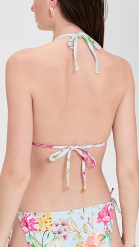 PQ Swim Women's Kyle Crochet Trim Triangle Bikini Top3