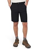 Weatherproof Vintage Mens Casual Shorts, Quick Dry Lightweight Stretch Hiking Shorts with Zipper Pockets Black