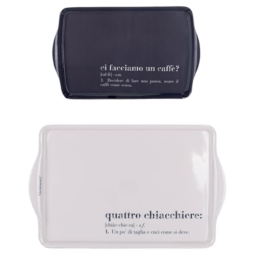 Set 2 vassoi in melammina, Victionary