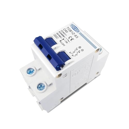 Disyuntor de corriente continua 2P 20A 440V interruptor magnetotérmico CC curva C solar 2