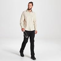 Craghoppers Chemise Manches Longues Homme Kiwi - Anti-Moustiques, Anti-UV, Randonnée Outdoor