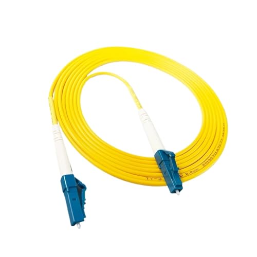 Cordon fibre optique monomode LC/UPC vers LC/UPC de 10m et 2mm pour réseau domestique