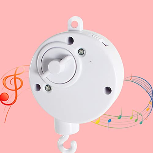 Dutyrow Cama Feliz Berço Brinquedo Caixa de Música Bebê Cama Bebê Cama Feliz Elétrico Pingente Remov