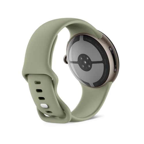 Google Pixel Watch 5 (45 mm) - Smartwatch - Pyrite Case/Olive Band, Wi-Fi – Ansicht 4