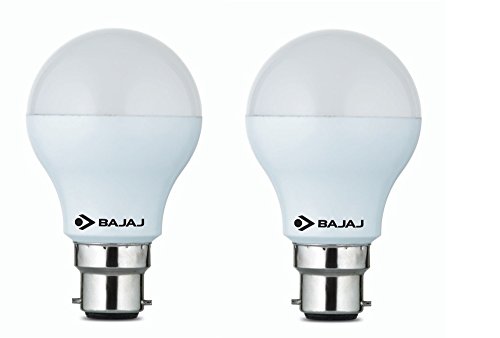 Image of Bajaj Base B22 9-Watt LED Bulb (Warm White) - Pack of 2