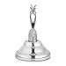Alpine Industries Place Card Holder - Harp Style Table Name Place Card Holder- Tabletop Number, Photo, and Menu Stand - Great for Restaurants, Weddings Banquets - Silver (Pack of 12)
