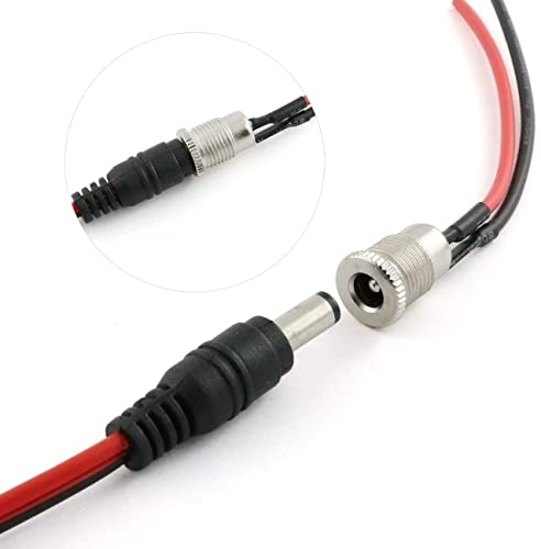Conector DC 5.5x2.5mm Macho y Hembra Pack 7 Pzas miniatura 2