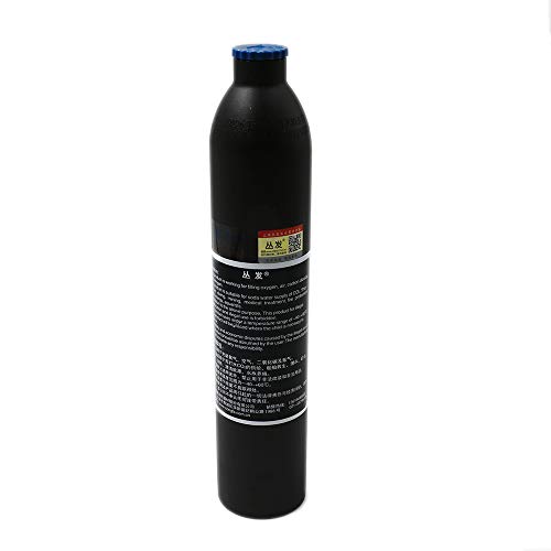 HPDAVV 0.22L Paintball Bottle,for PCP Scuba Tank Filling,Aluminum CO2 Paintball Tank,(Empty Bottle)