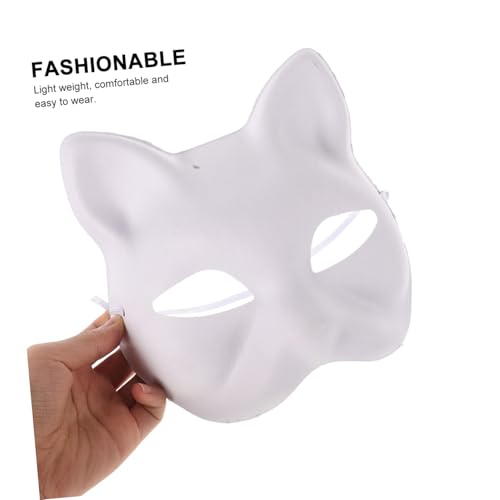 Masques blancs bricolage pour carnaval et halloween