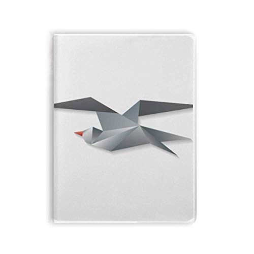 Journal à motif corbeau origami pour vos notes de bureau et dessins créatifs
