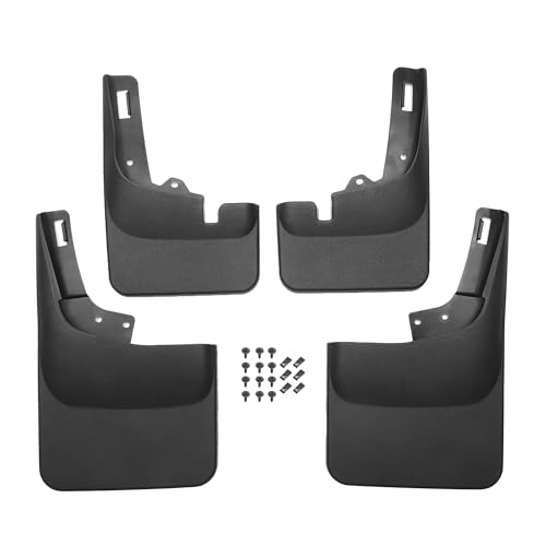 Image of Mud Flap Splash Guard with Mount Accessories Front & Rear Side Mud Guard for Ford F150 2022-2024 (Set of 4)